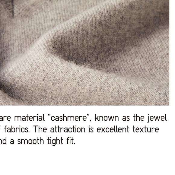 uniqlo women cashmere turtleneck sweater blue - Picture 6 of 8